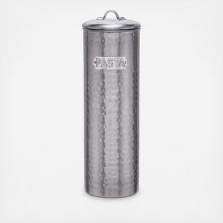 Hammered Pasta Canister