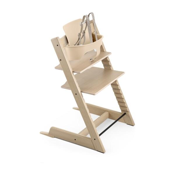 Tripp Trapp® High Chair (includes Tripp Trapp® + Baby set), Oak Natural
