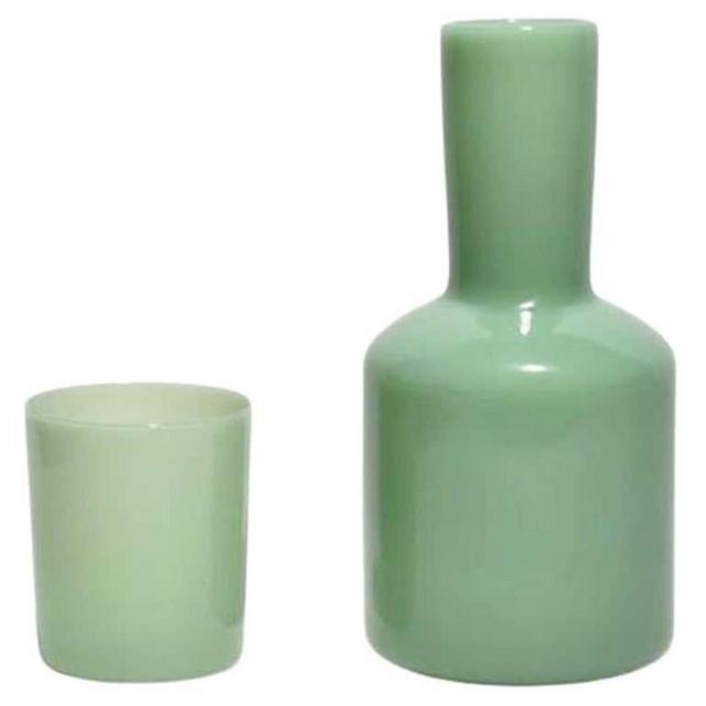 Opaque Bleuet Carafe Set by Maison Balzac