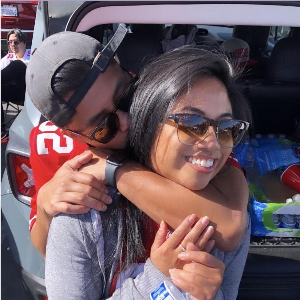 First Niners game together, 10/2019