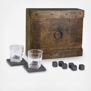 Personalized 10-Piece Whiskey Box Gift Set