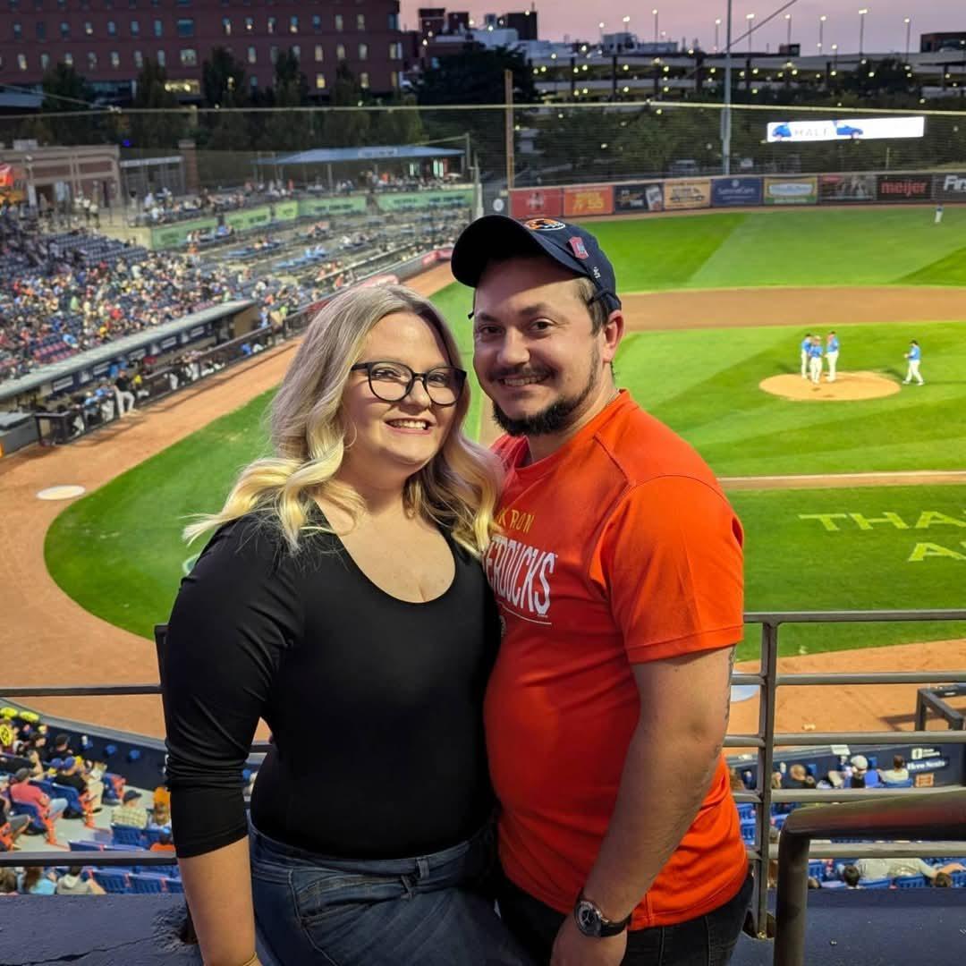 Loving some baseball.