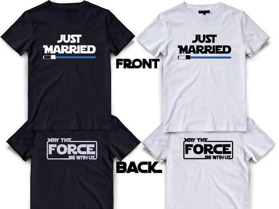 Mr and Mrs family shirts, Just married, Just married shirts