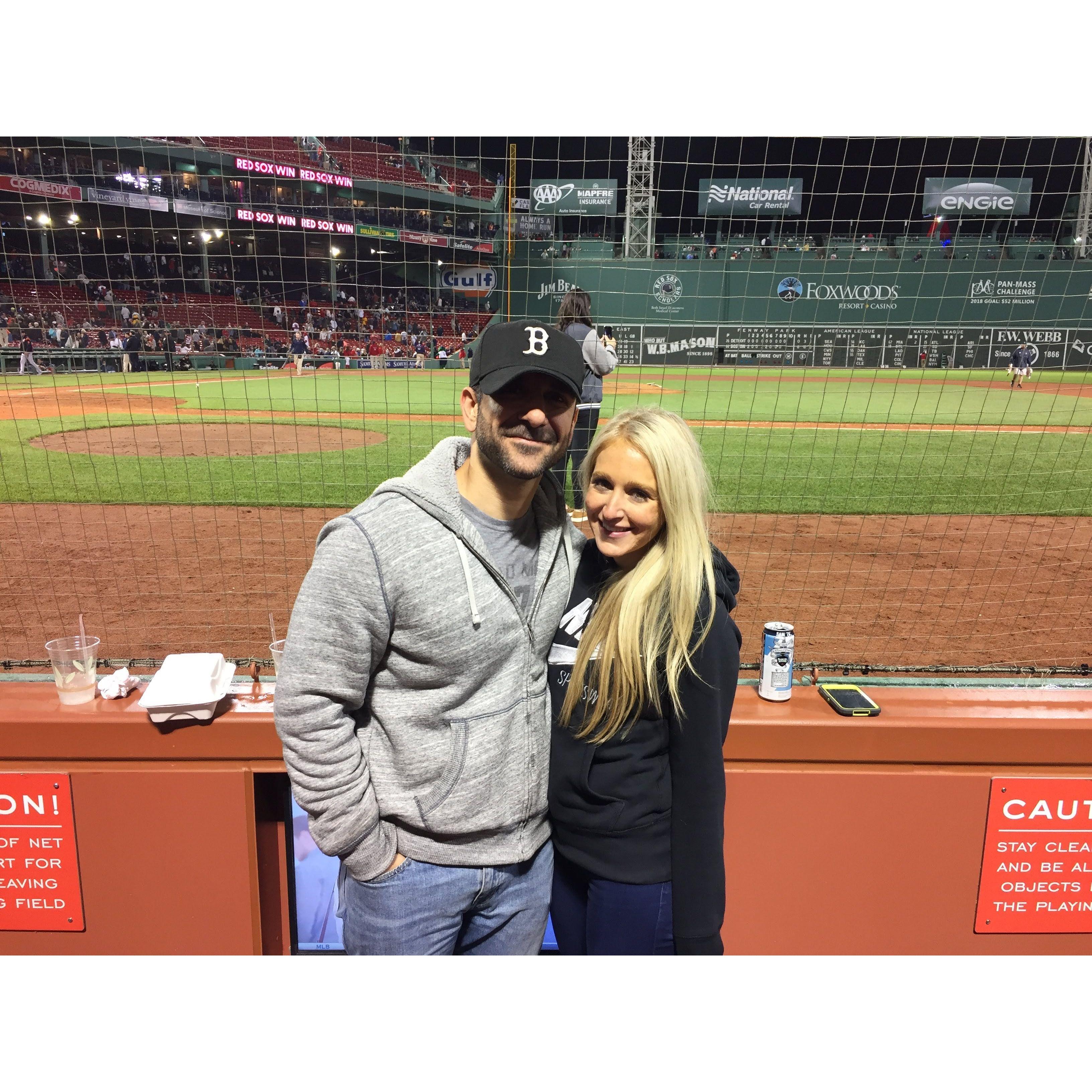 Our first date <3, Fenway Park- June 2018