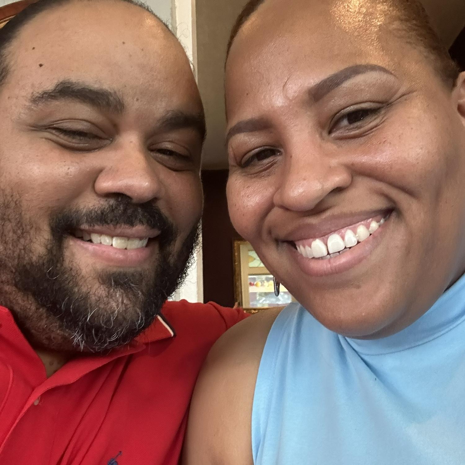 Just two crazy kids enjoying themselves