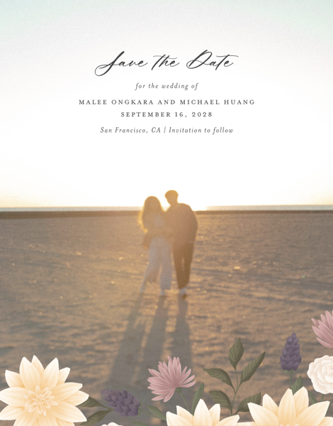 Simeri Photo | Dark Gray | Zola Save The Dates