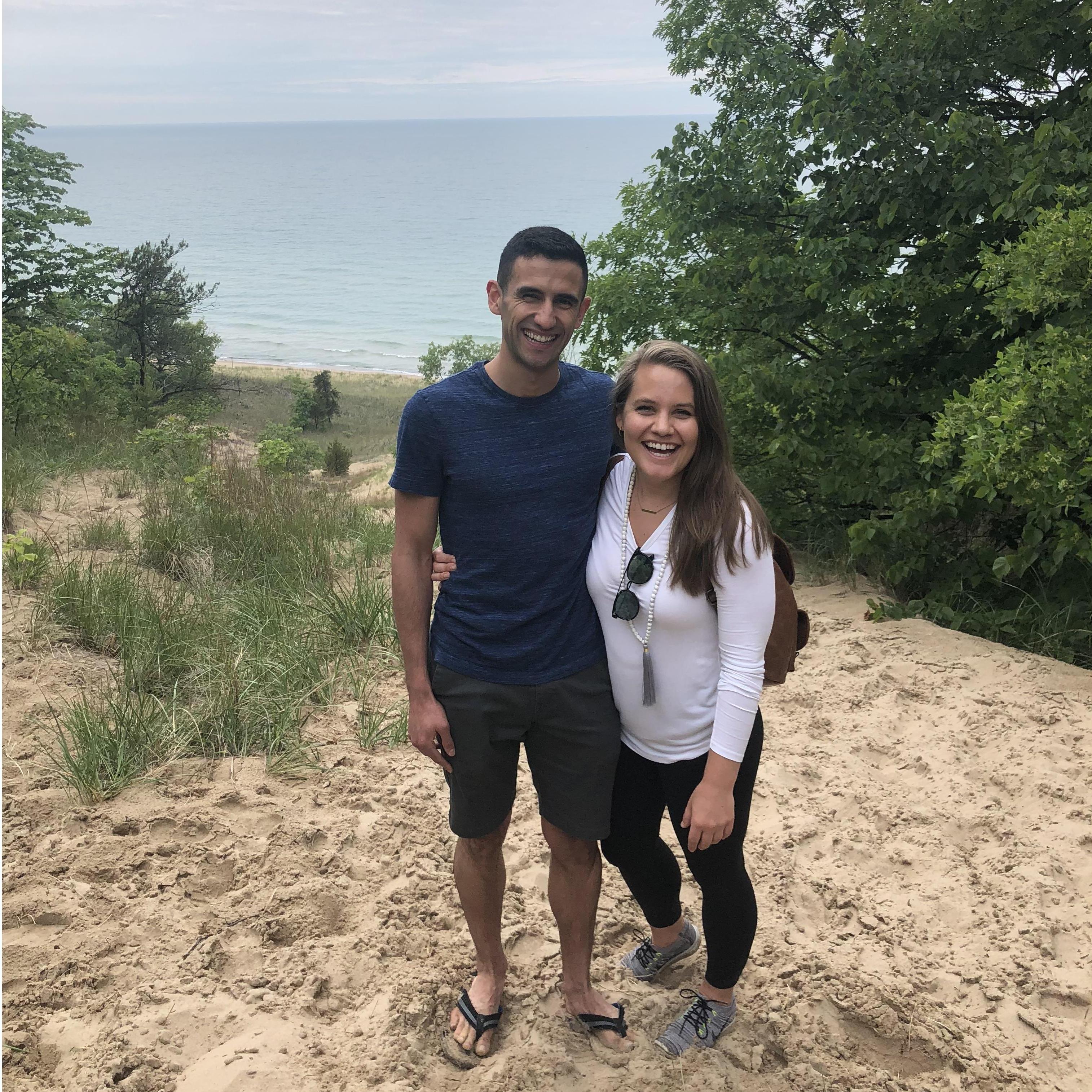 Our first photo together!