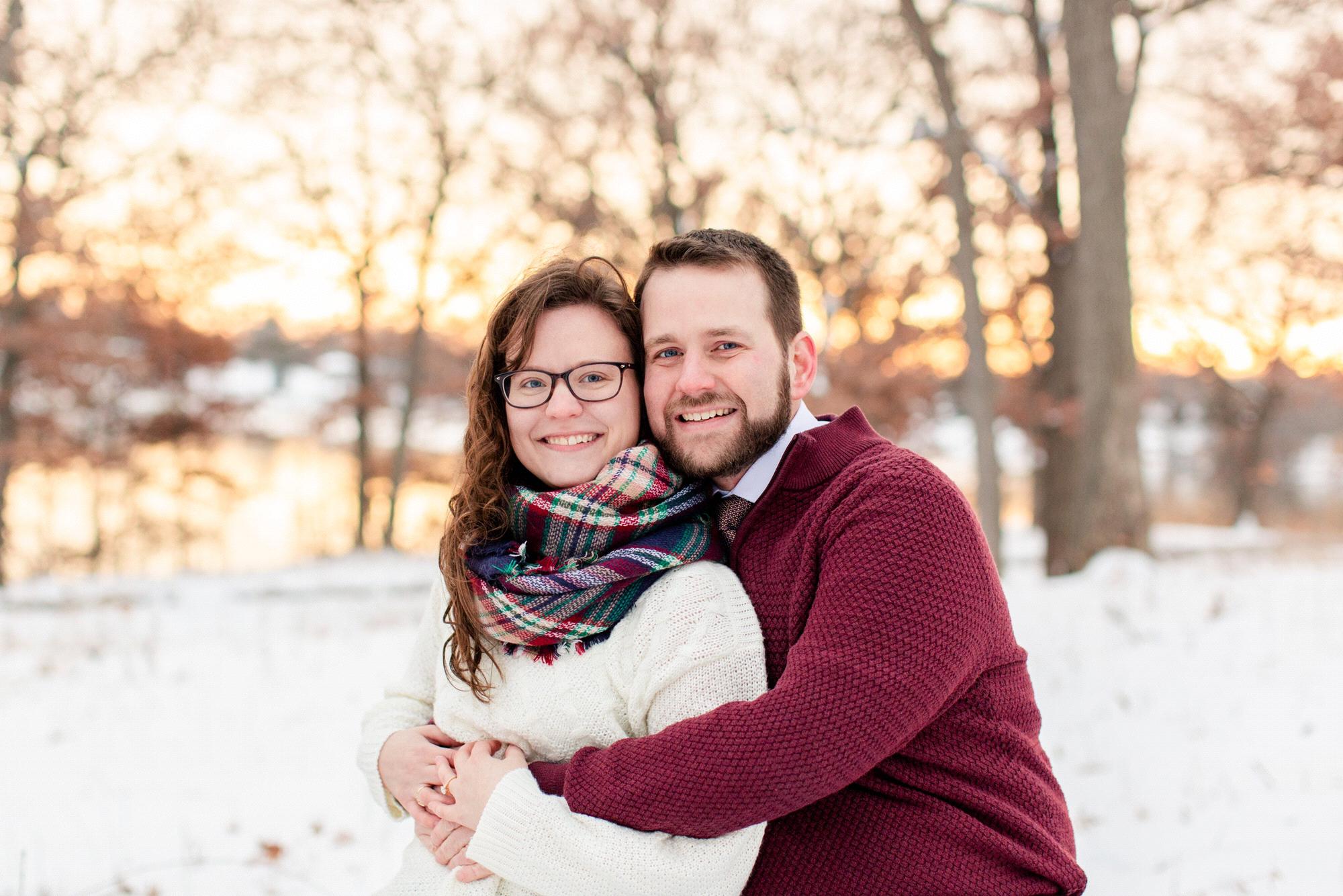 Engagement Photos at Silverwood Park in St. Anthony, MN - December 7, 2019