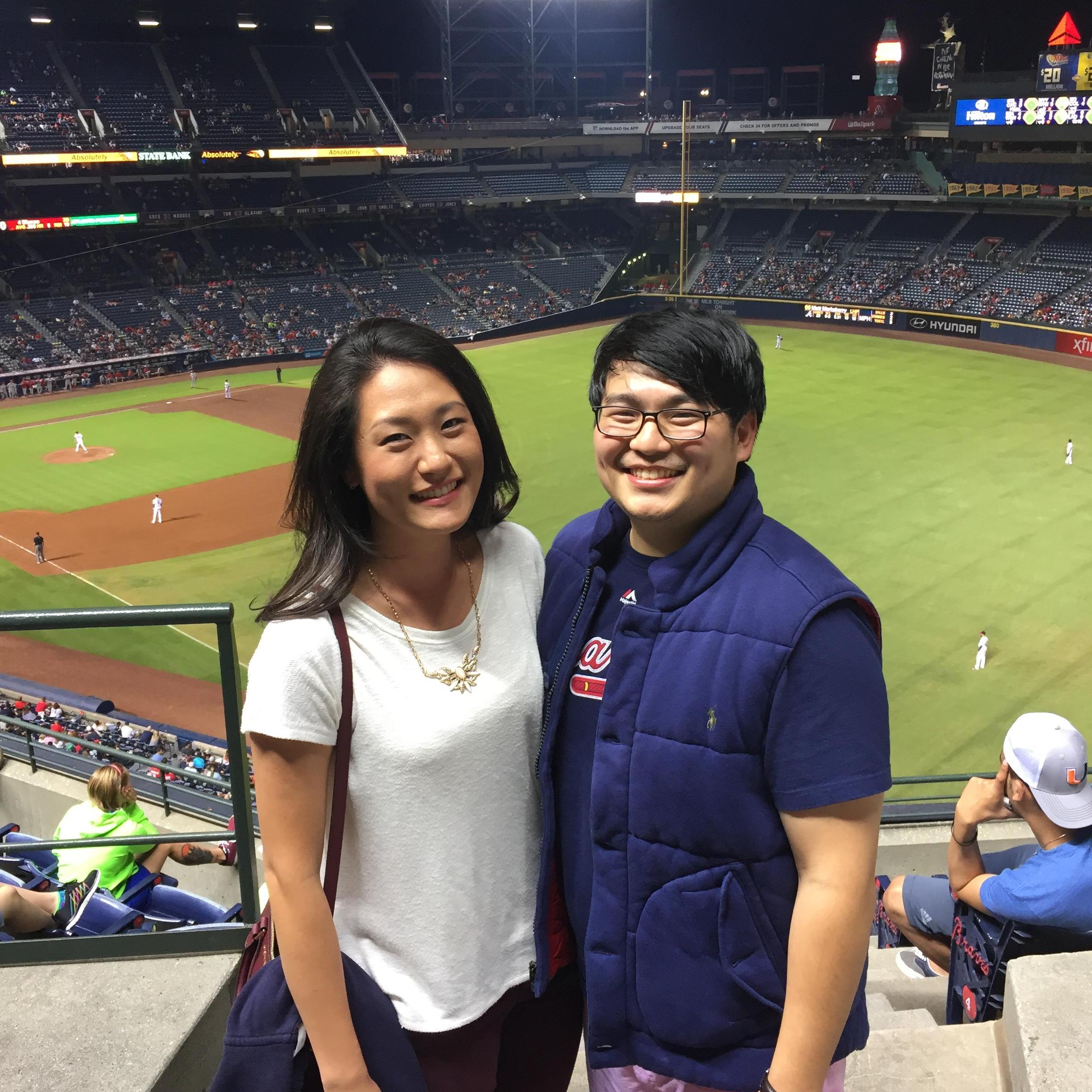 First Braves game together!