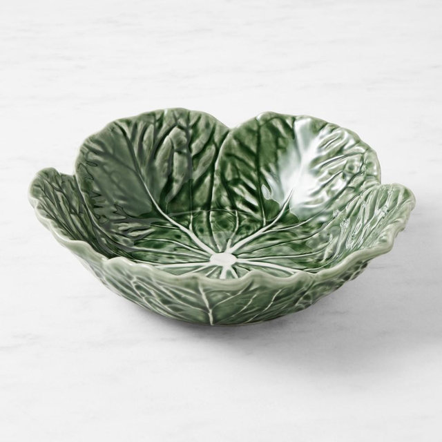 Bordallo Pinheiro Cabbage Serve Bowl, Green