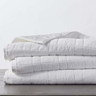 Double-Stitched Quilted Organic Cotton Comforter