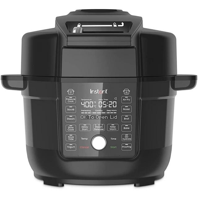 Instant Pot 6.5 Quart Duo Crisp Ultimate Lid, 13-in-1 Air Fryer and Pressure Cooker Combo, Sauté, Slow Cook, Bake, Steam, Warm, Roast, Dehydrate, Sous Vide, & Proof, Includes App with 1900 Recipes