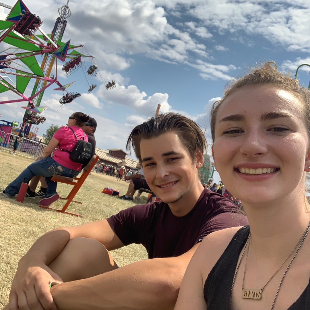 Ashtin puked right after this at the fair.