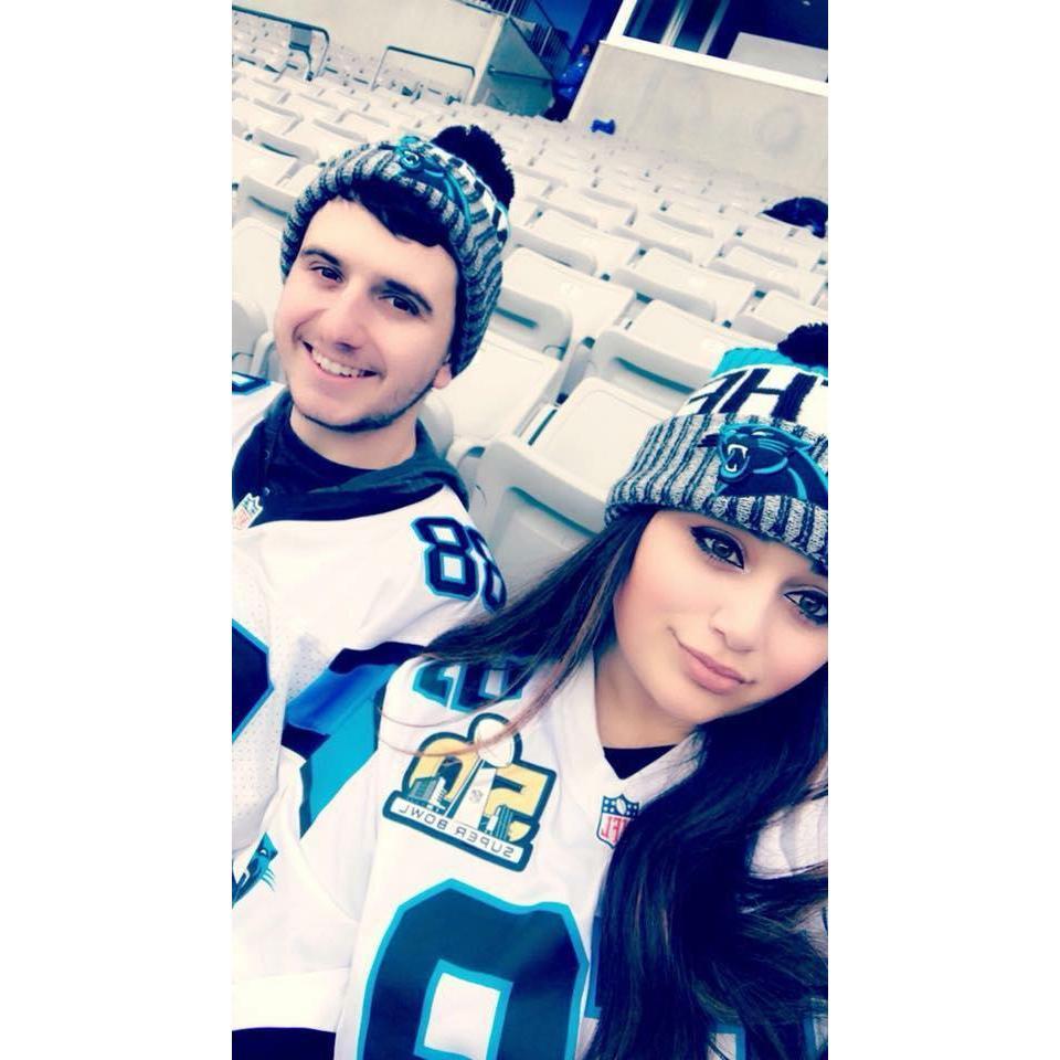 North Carolina December 2017, cheering on our Panthers!