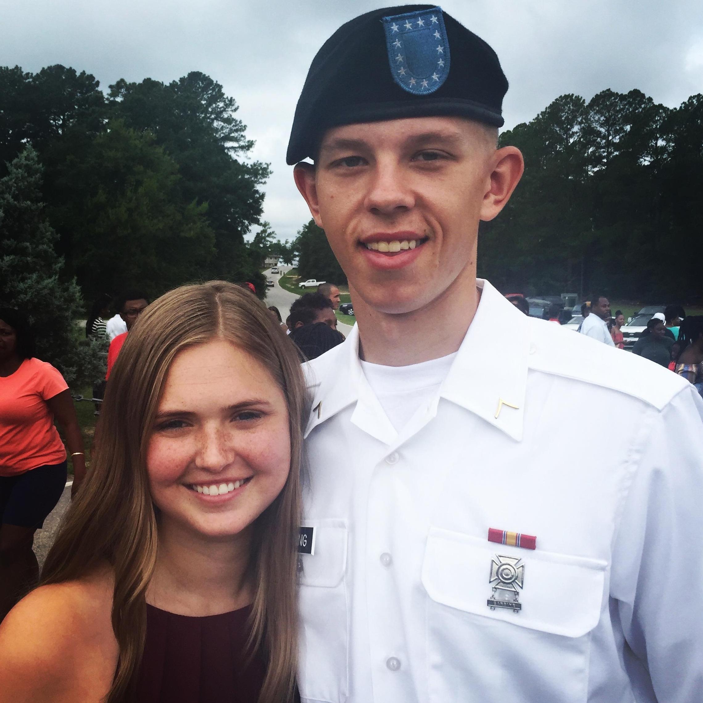 Connor's graduation from bootcamp!