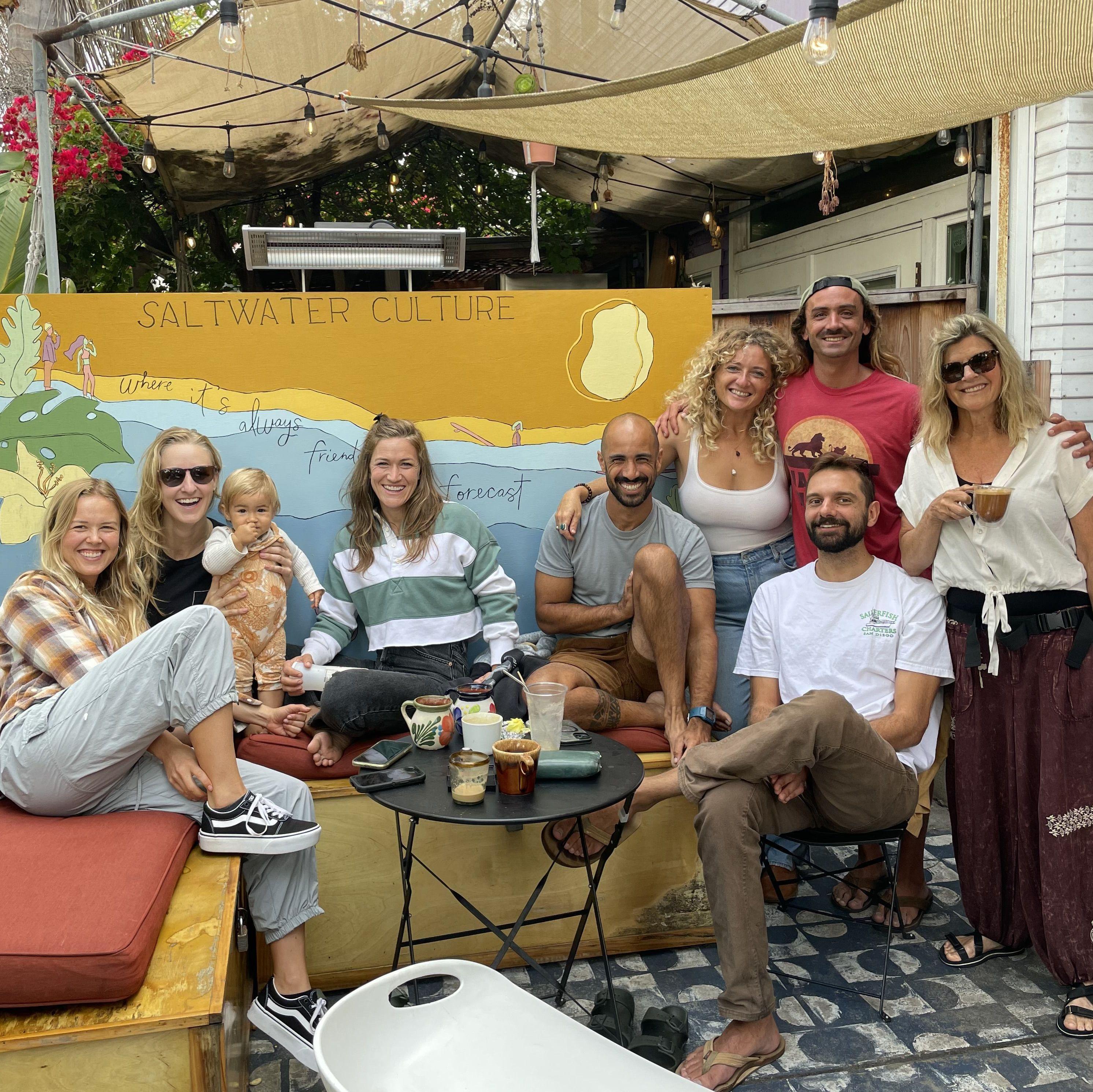 Friends over forecast.