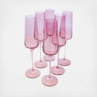 Estelle Champagne Flute, Set of 6