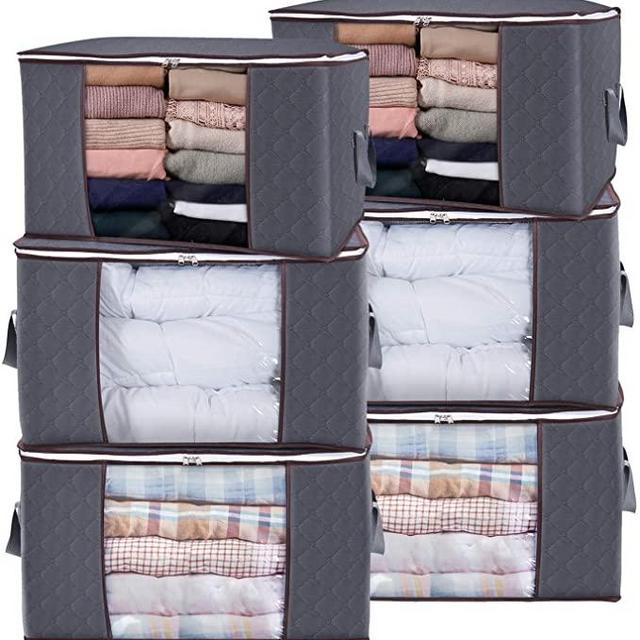 Lifewit Large Capacity Clothes Storage Bag Organizer