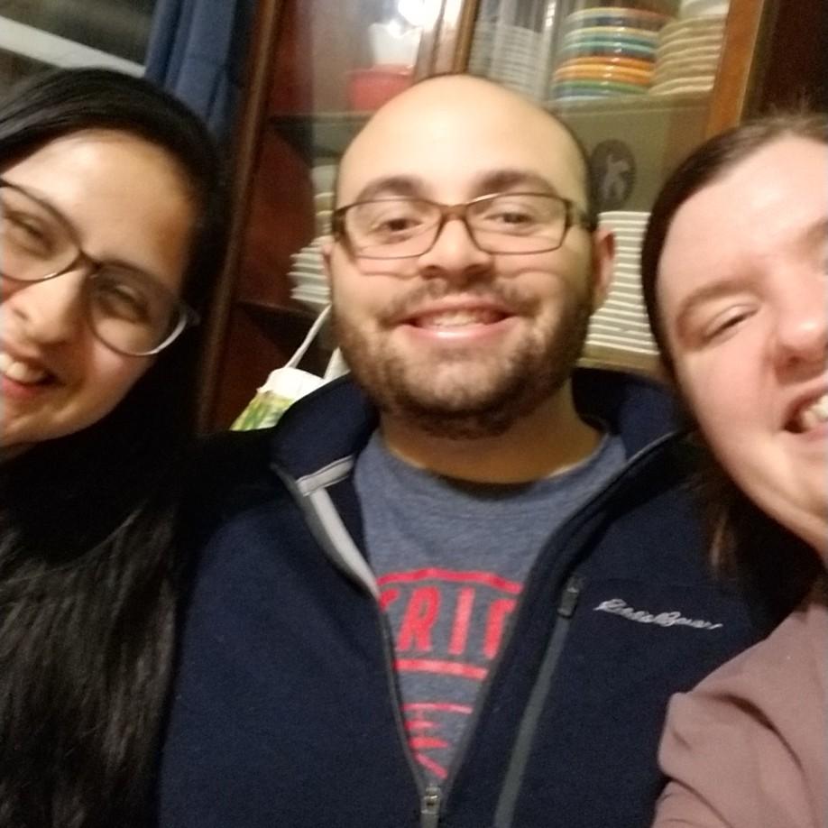 This was taken at Thanksgiving in 2019 at Ontario, right after we all agreed to go to ZooLights at the National Zoo. Thanks, Daisy!