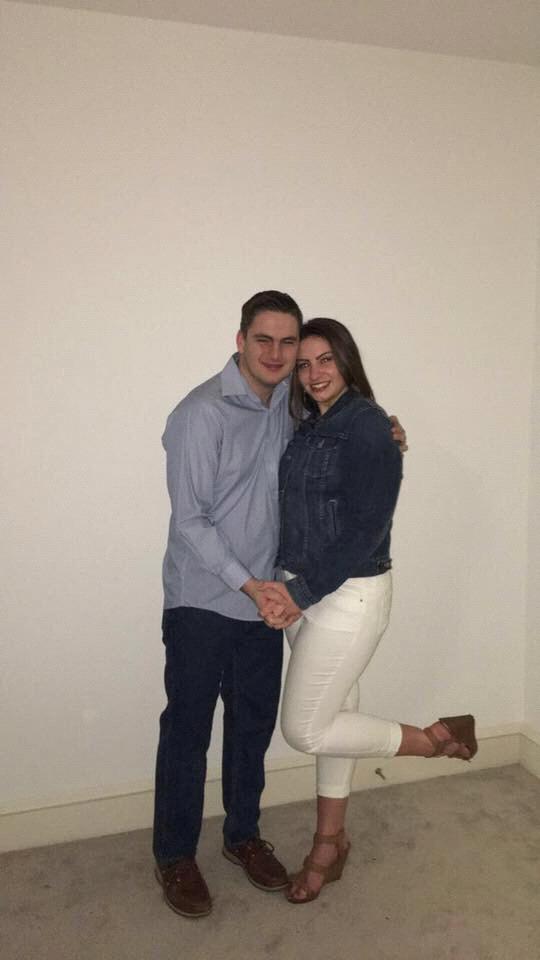 At Jimmy’s first Philly apartment in March of 2017.