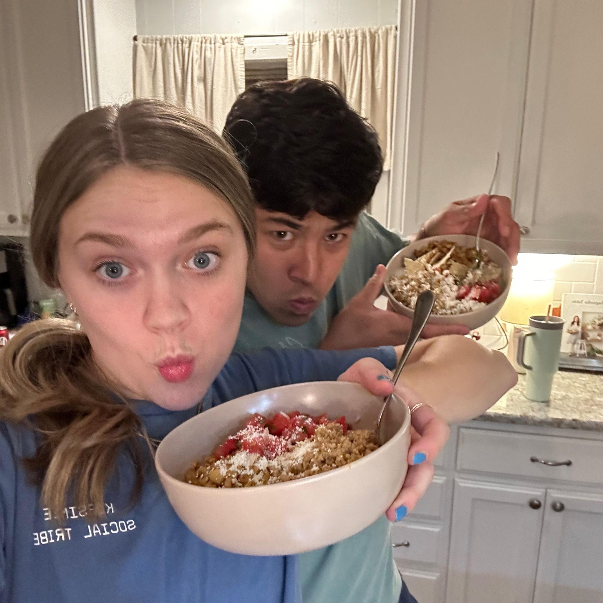 cooking together is so fun!