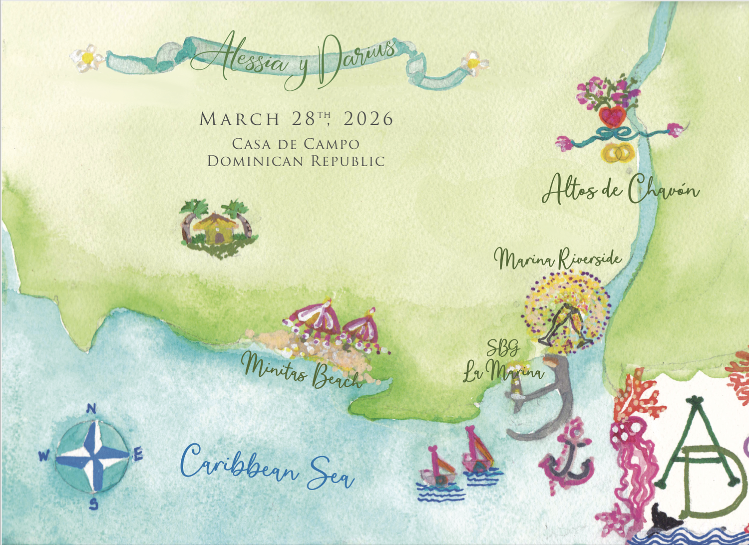 The Wedding Website of Alessia Noboa and Darius Khosrowshahi