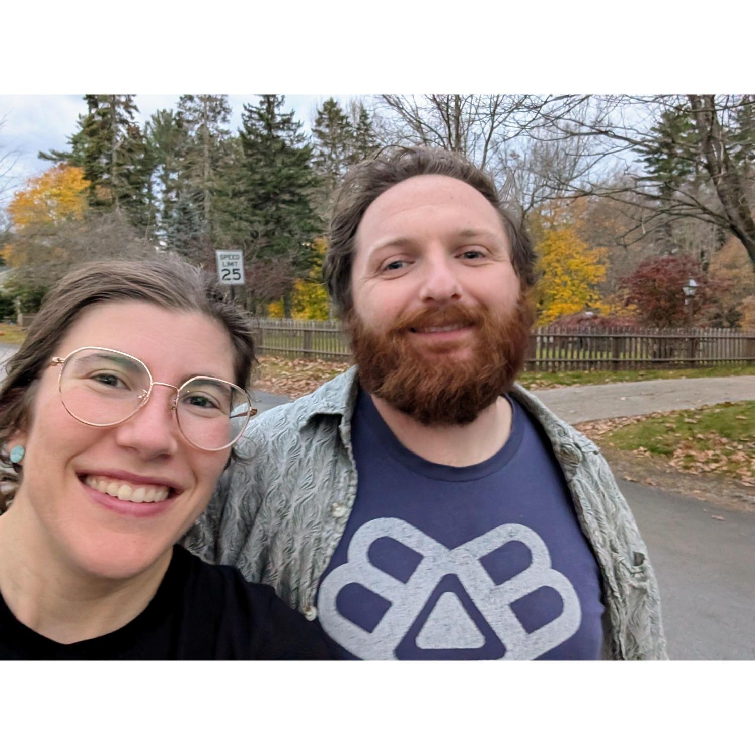 Walking in our neighborhood