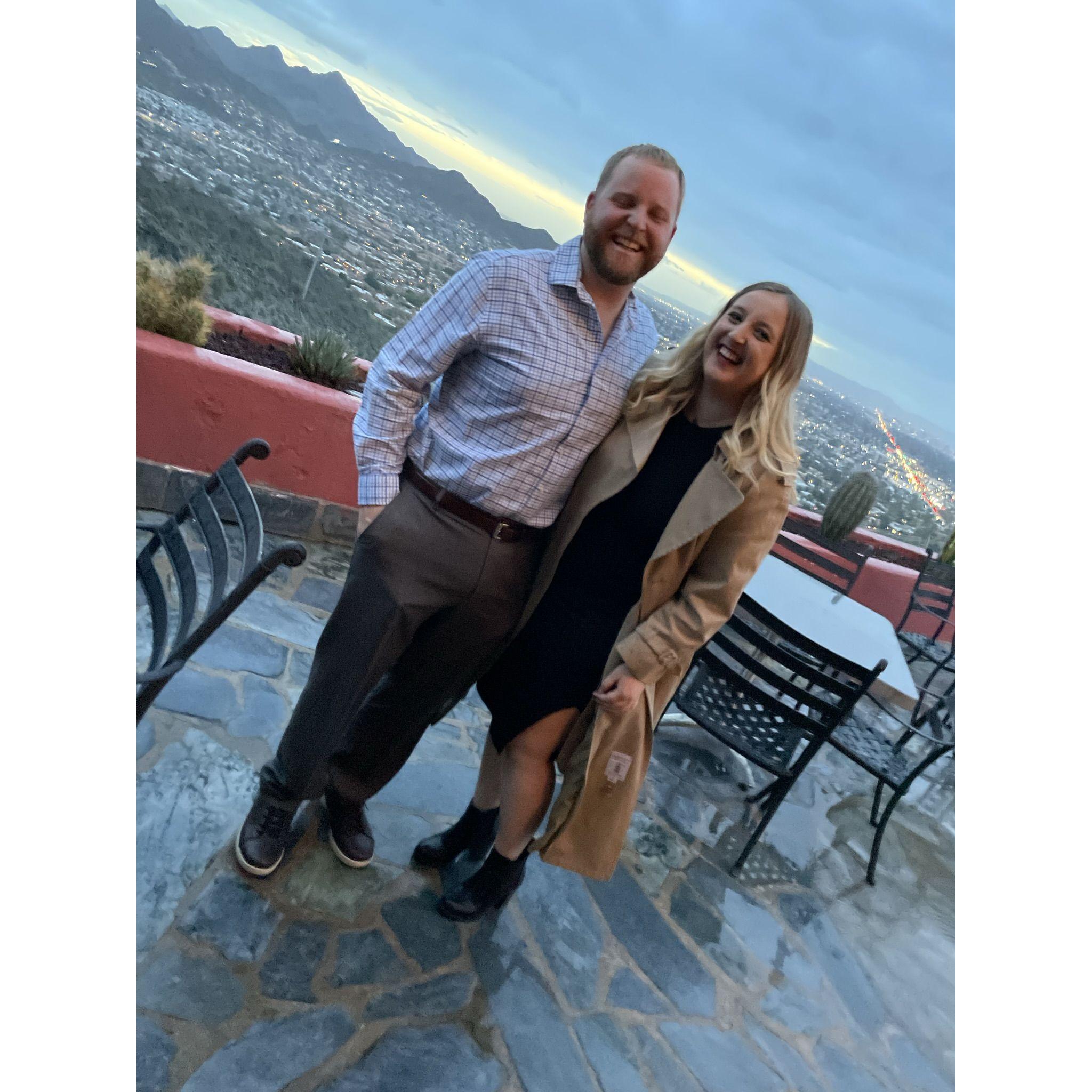 Our first fancy date night