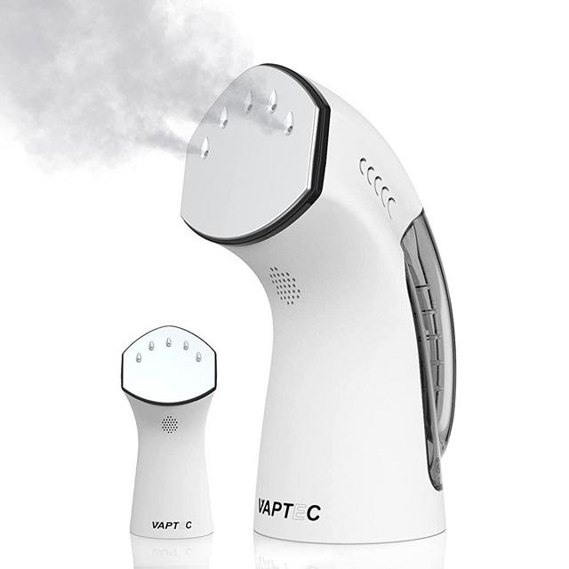Vaptec Steamer for Clothes Steamer, Powerful 2-in-1 Steam Iron and Handheld Garment Steamer, Portable Steamer Fabric Wrinkle Remover, 1200 Watt Quick Heat Ceramic Plate Steam Nozzle for Travel & Home