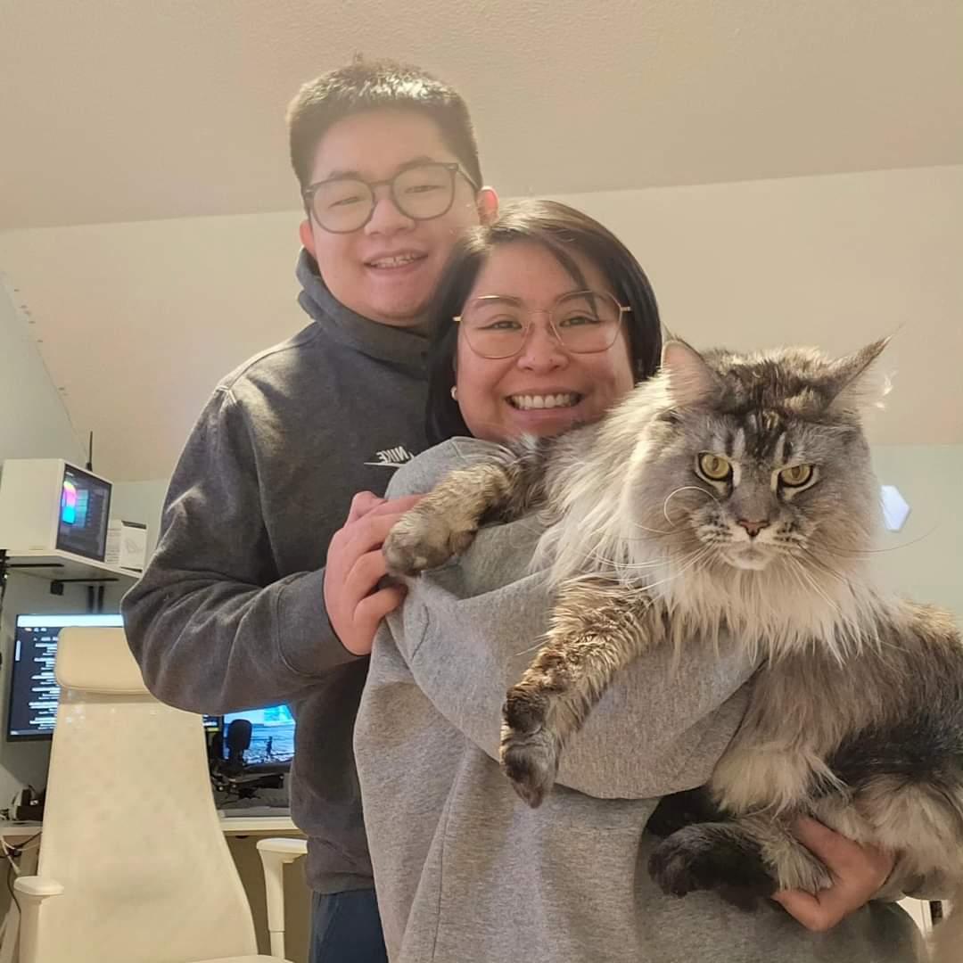 Meet our cat daughter Pebbles!