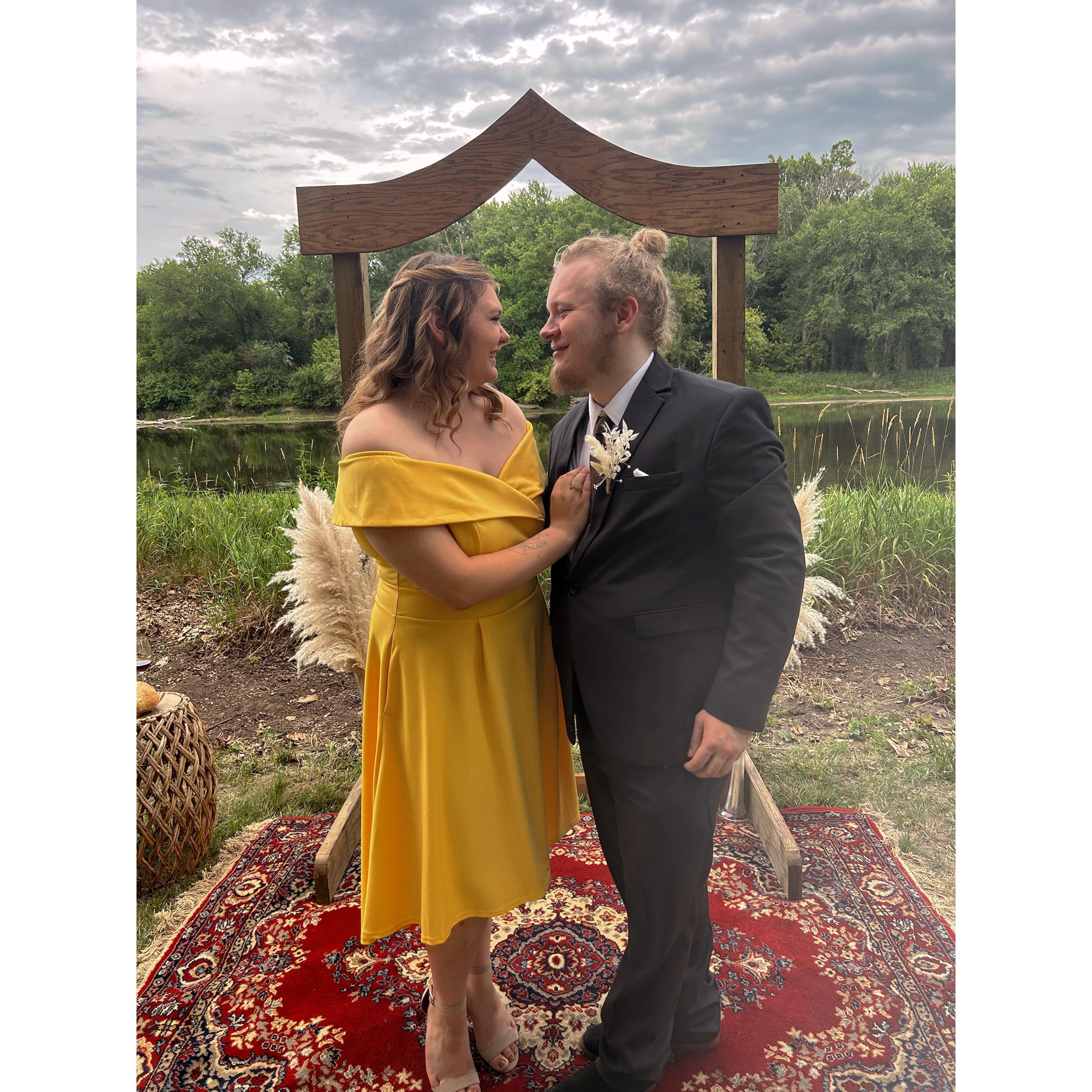 the best wedding date and best time at Shelbi + Kaedons wedding