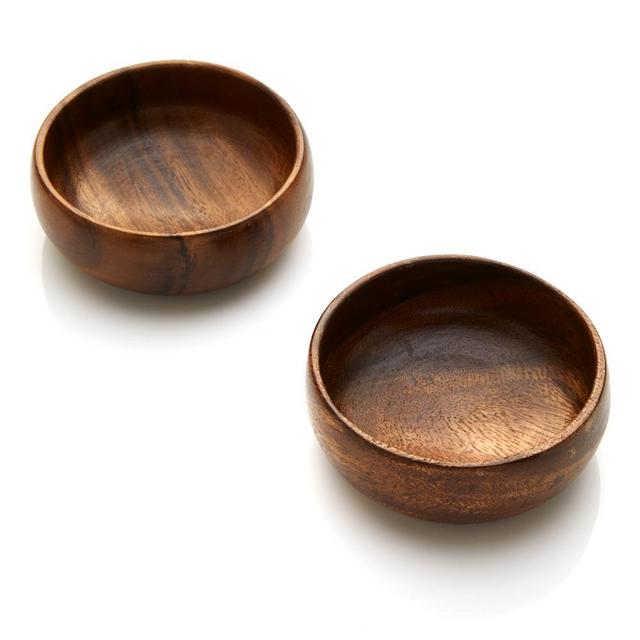 Acacia Snack Bowls Set