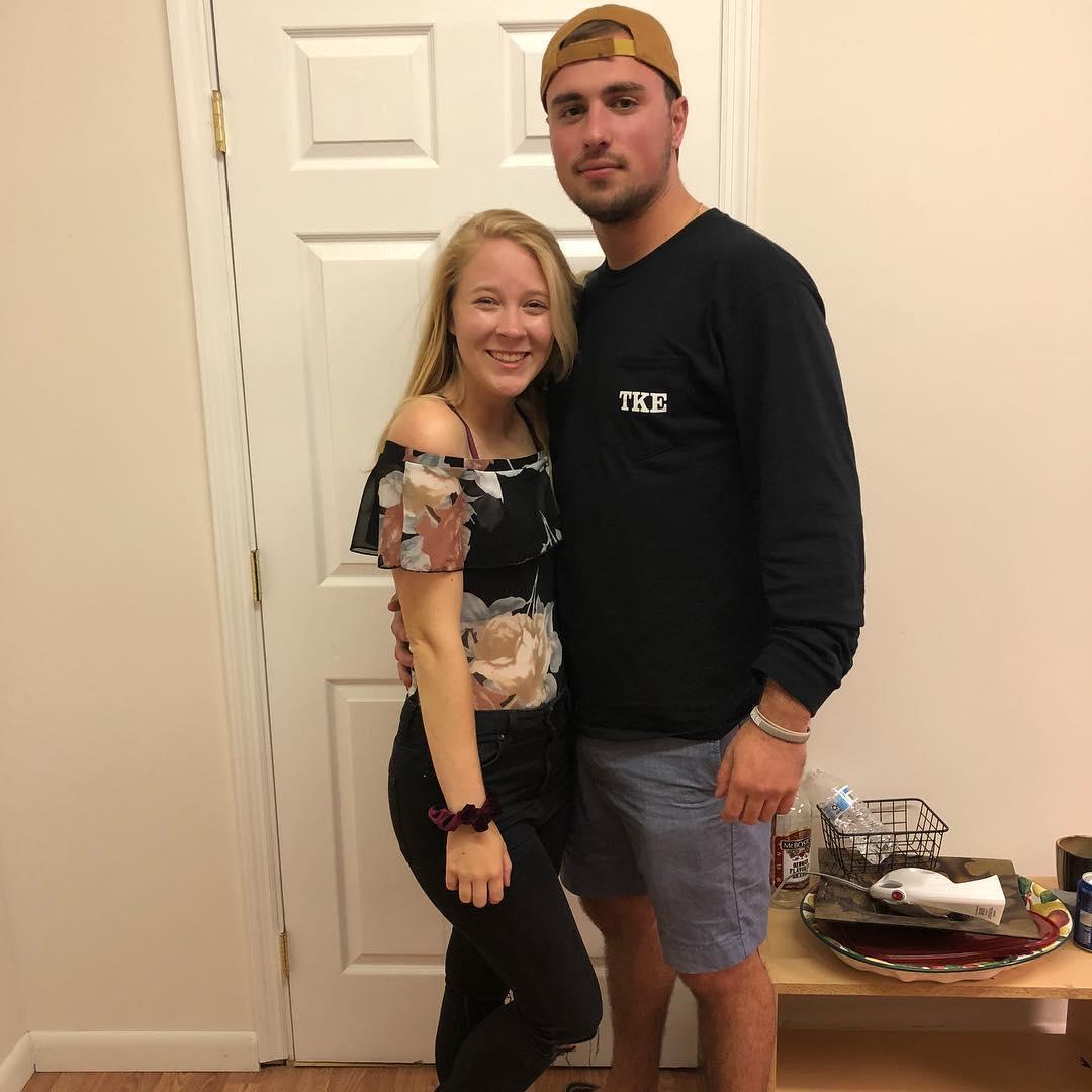 Our first photo together