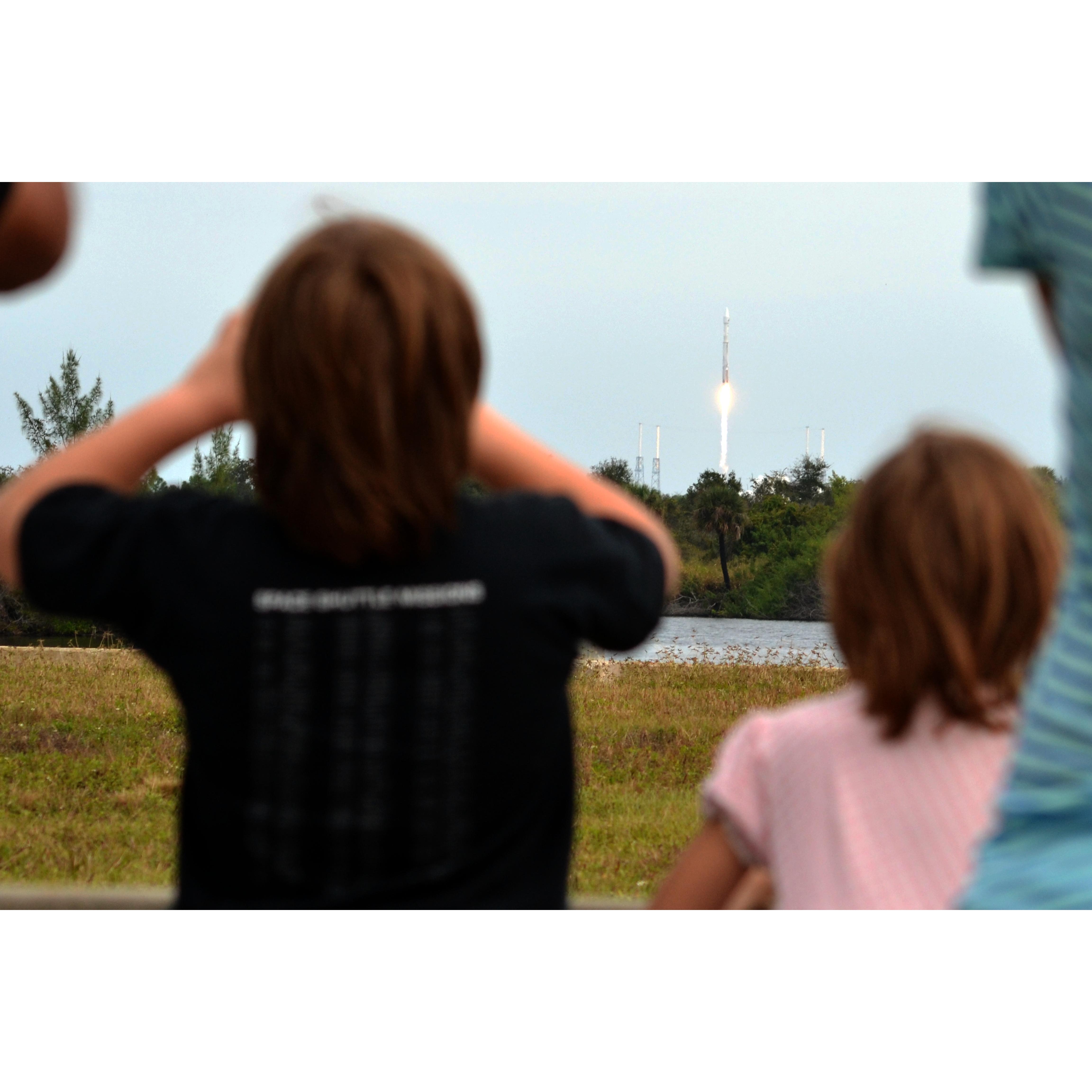 Watching MAVEN take off!