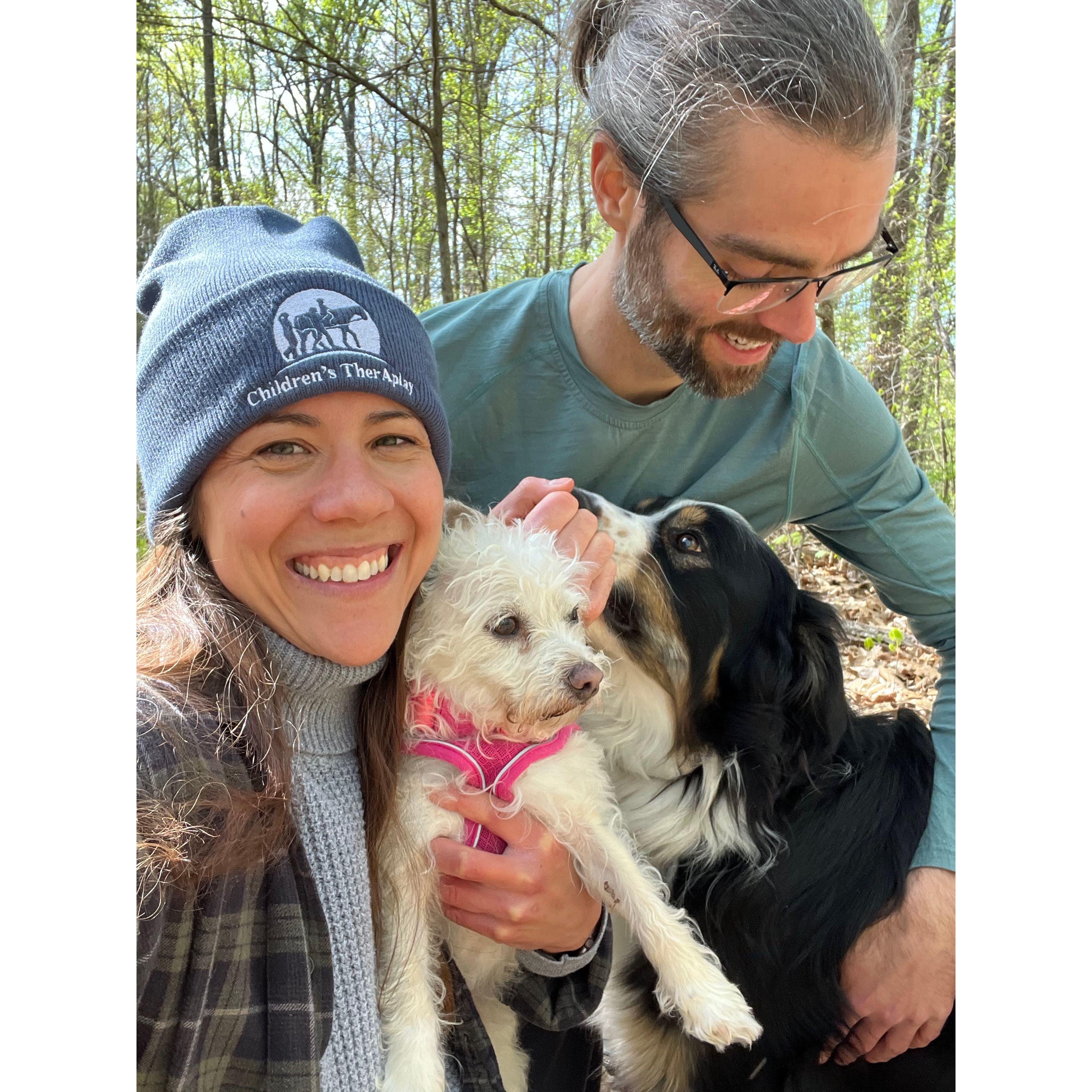 Camping together as a little family <3