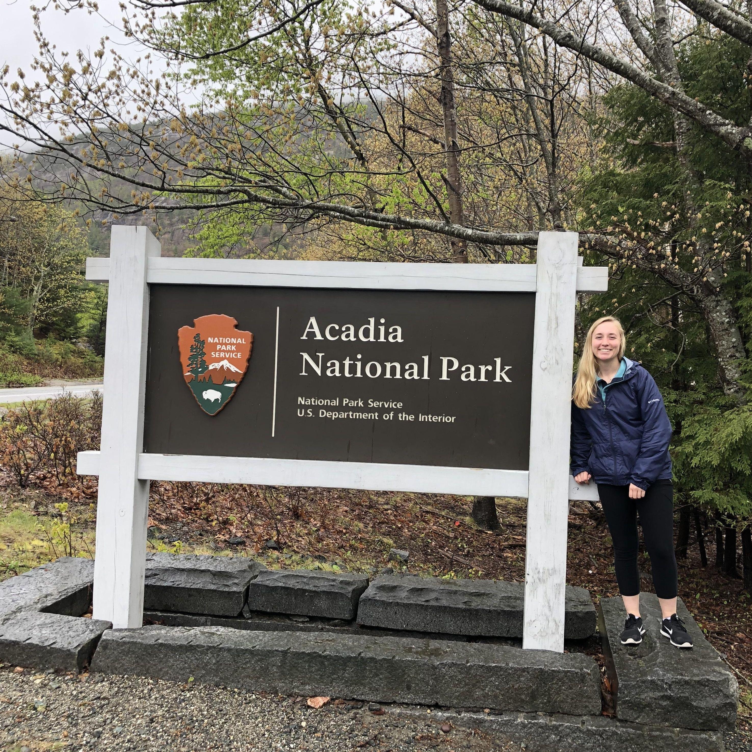 Haley's first national park, Acadia (2019)