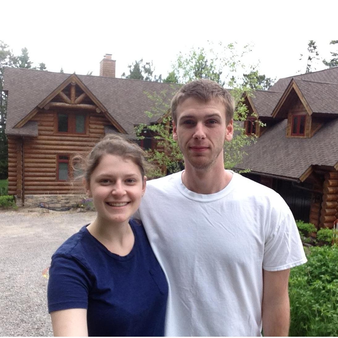 One of our first vacations together, staying at the beautiful Grace Lodge. June of 2015