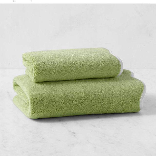AERIN x Williams Sonoma Home Scallop Bath Towel Collection