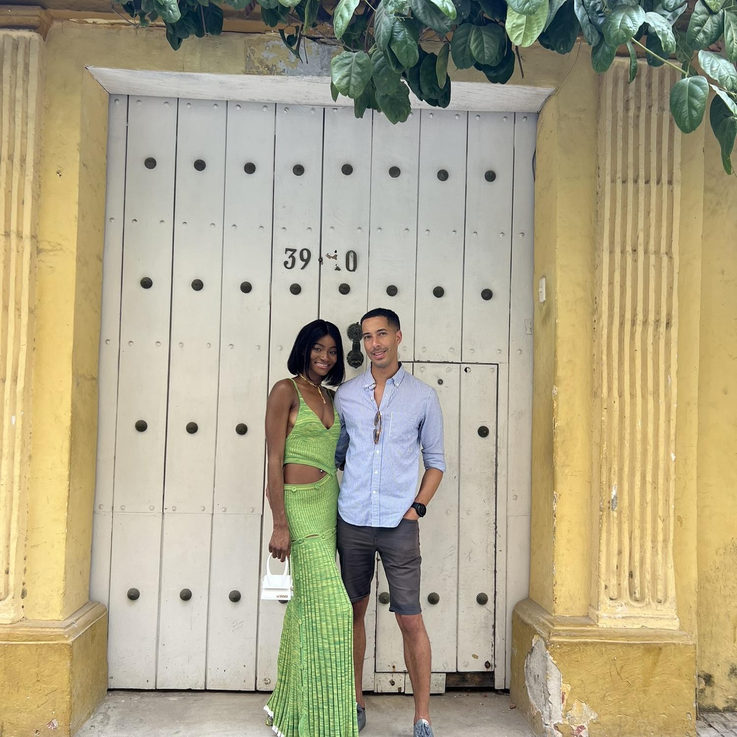 First trip out of the country together in Cartagena!