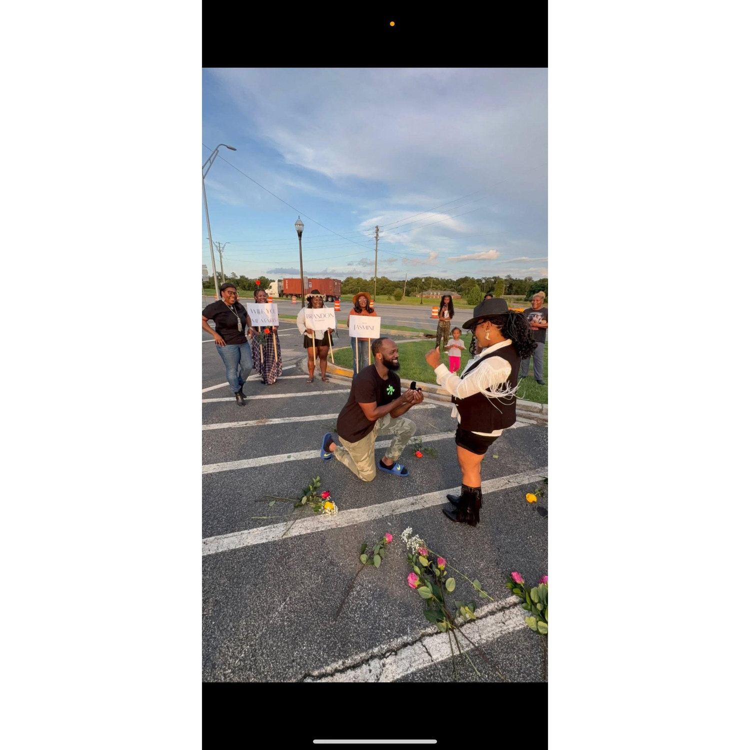 The day Brandon proposed