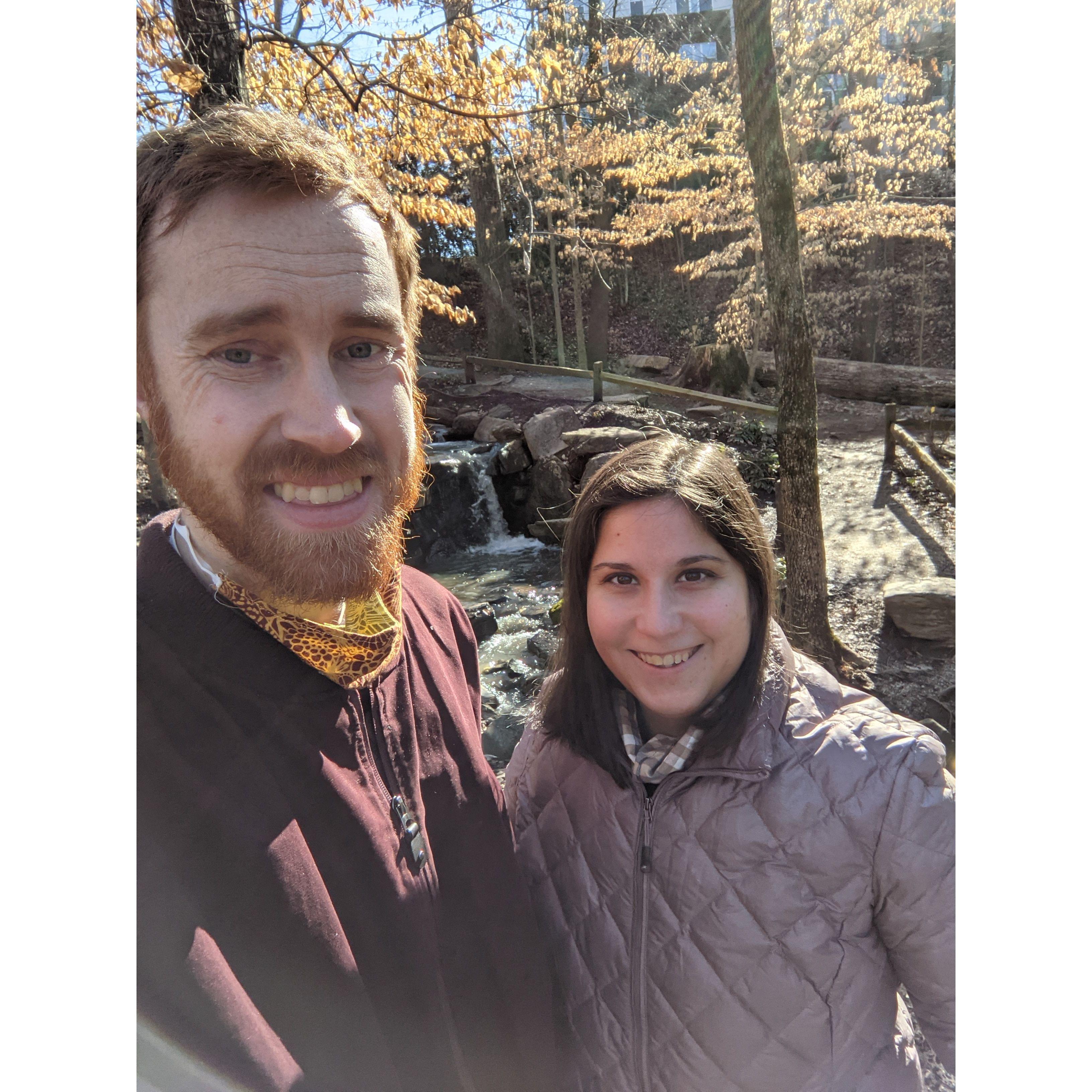 2021 Anniversary meant just a local park, but it was still special.
