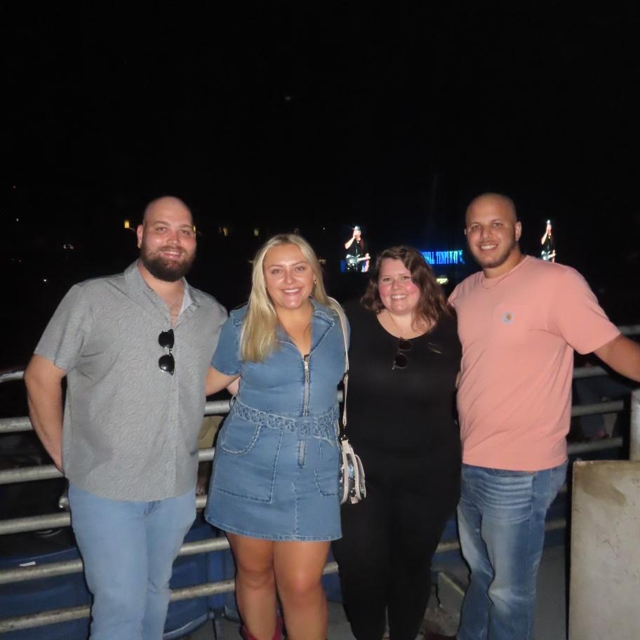 Luke Combs concert in San Antonio with Joe and Halle