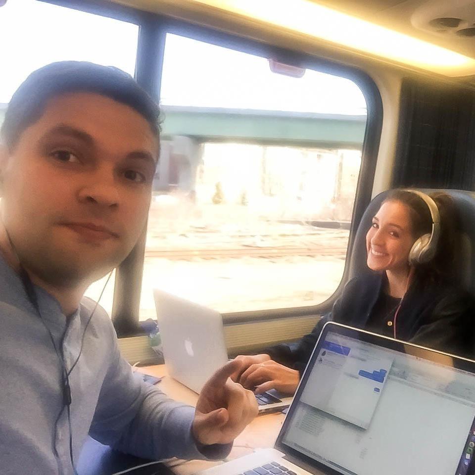 Working away in planes, trains and buses 🚝
