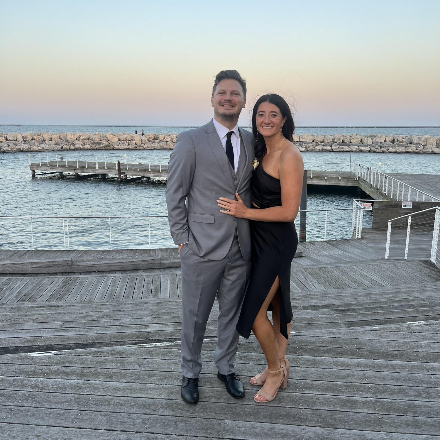 Celebrating Brett and Christina!