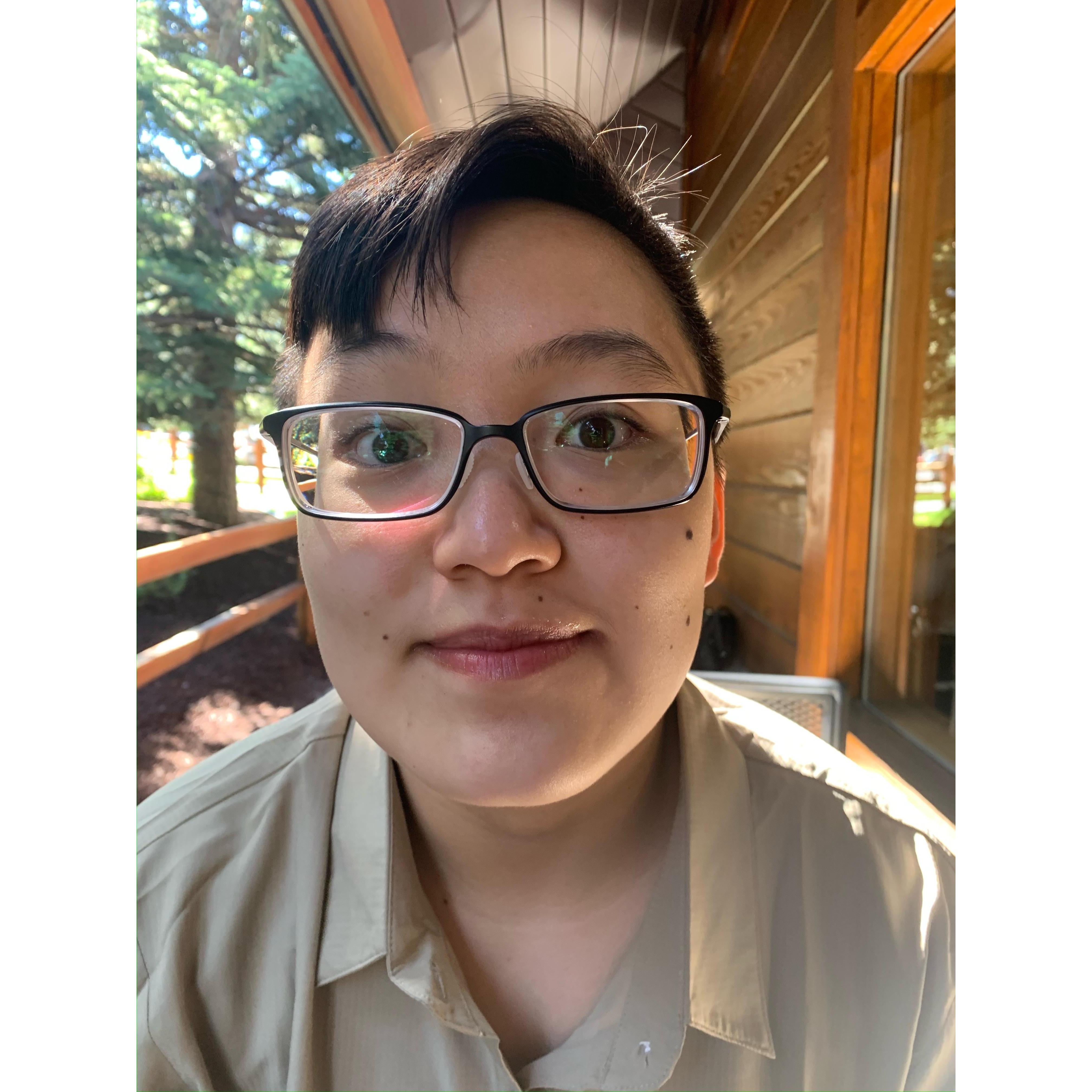 Snapped this picture eating breakfast at a café in Tahoe earlier in the day before Jane proposed to Emily!