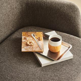 Fluted Contrast Marble Mug