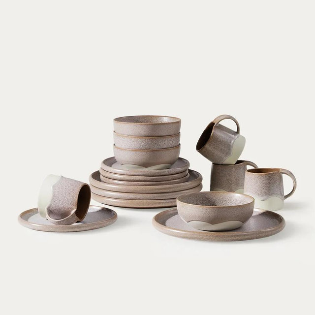 Hernest- Grayson Ceramic Dinnerware Set (set of 16)