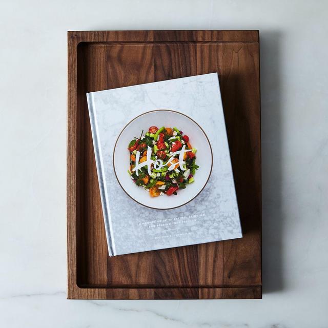 Host Cookbook & Walnut Cutting Board
