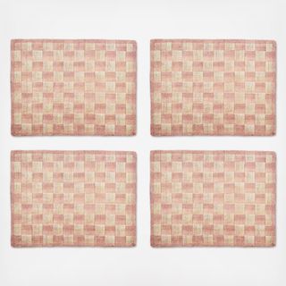 Sinamay Abaca Placemat, Set of 4
