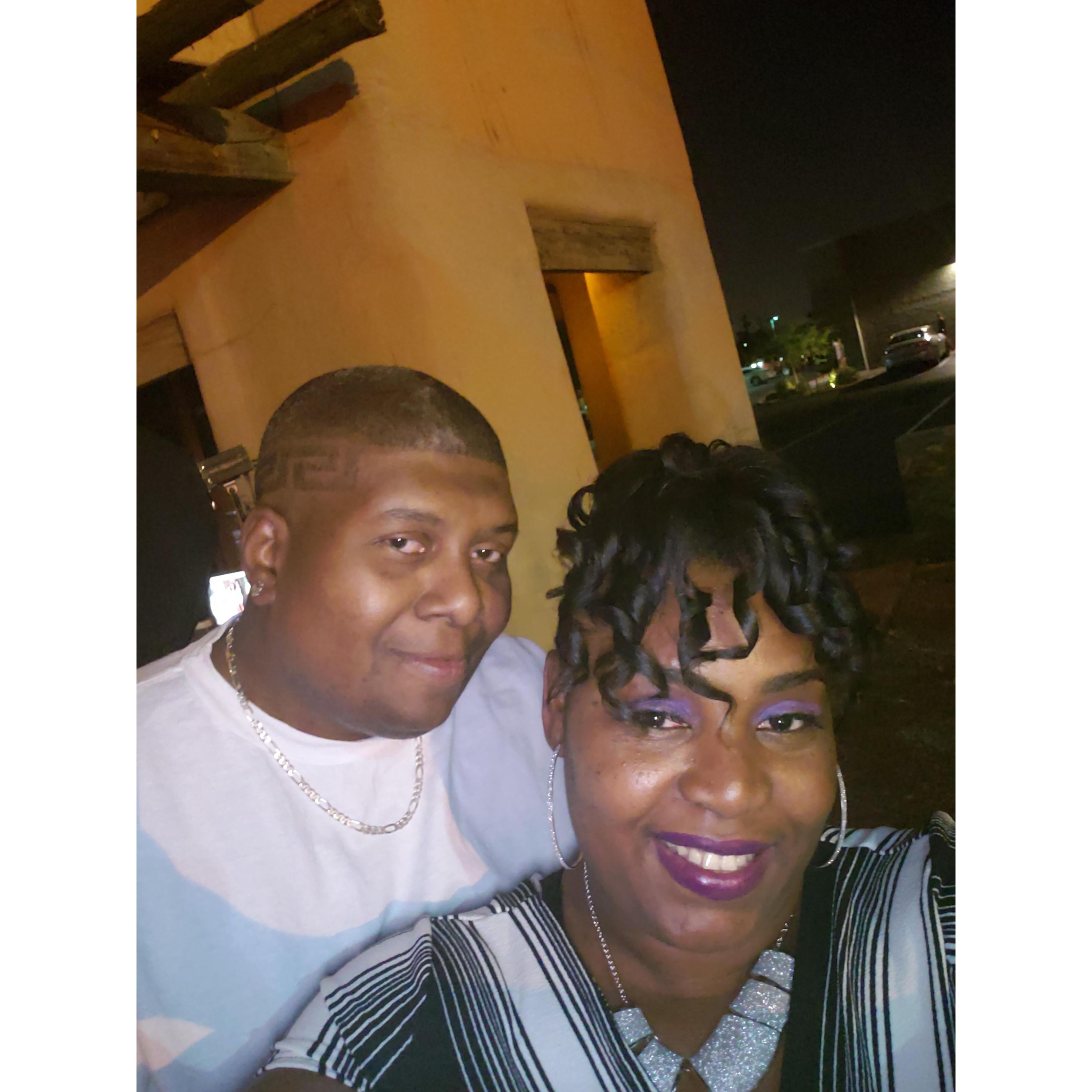 Hanging out having fun